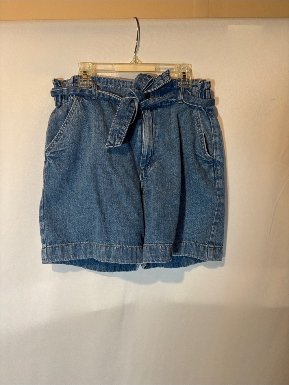 Tommy Hilfiger Denim Shorts with Tie Belt -